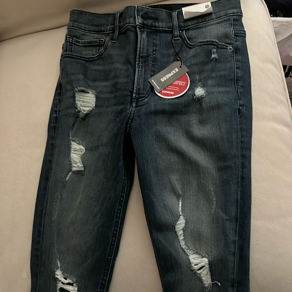 Express Ankle High Rise jeans